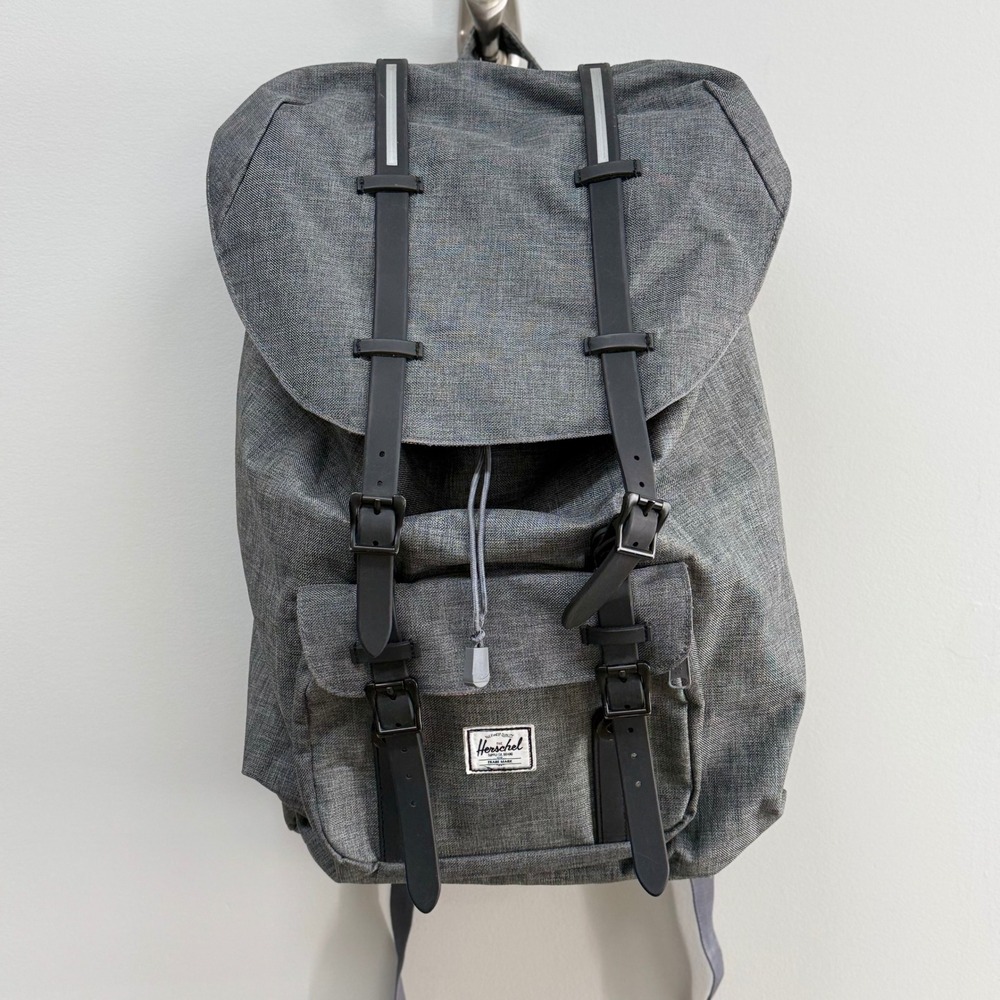 Herschel Little America Backpack Unisex Grey 19.5"x12"x7"Laptop Sleeve
EUC